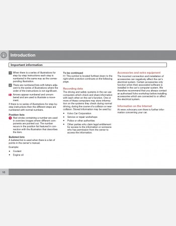 volvo c30 2010 owners manual
